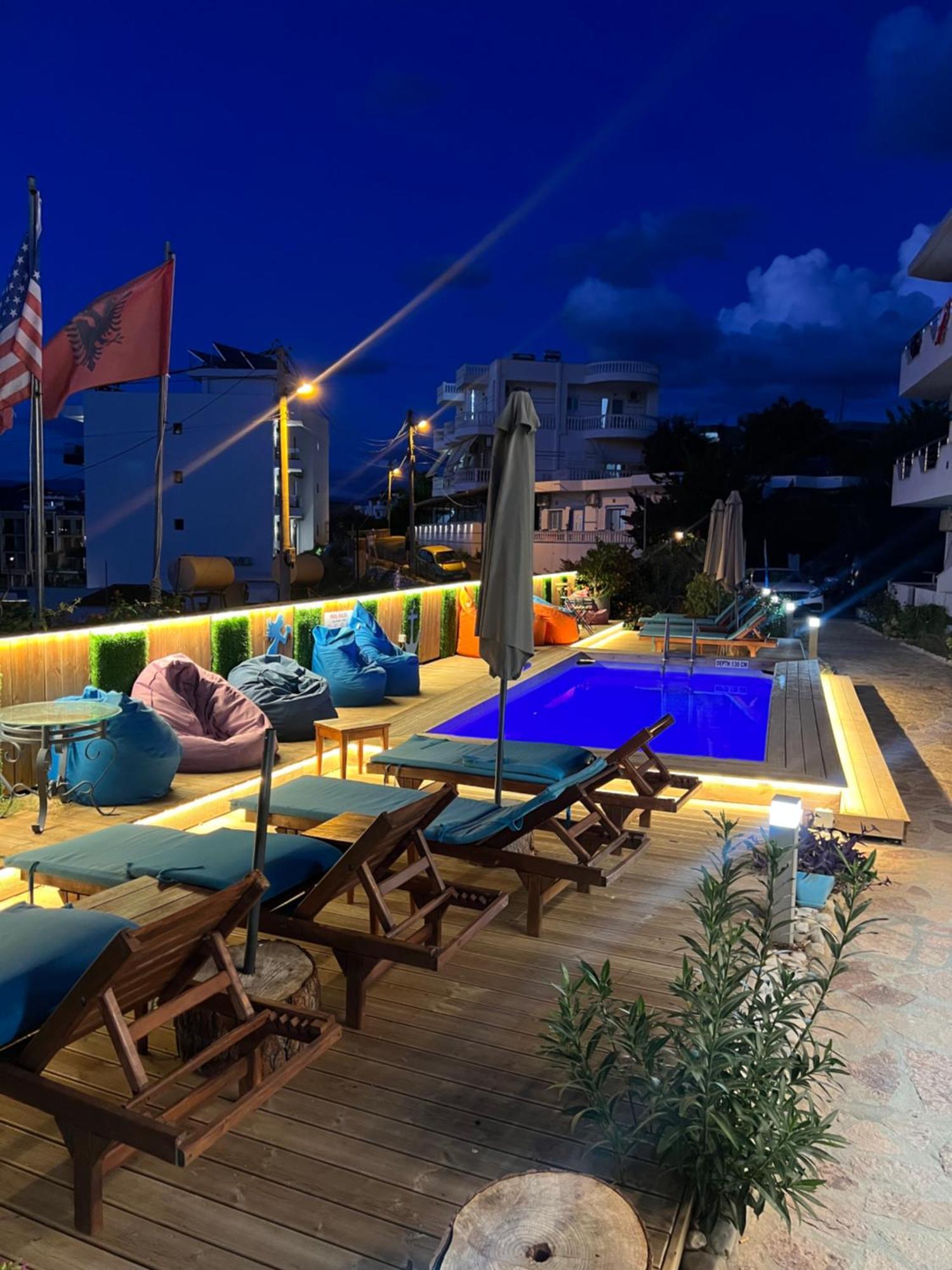 Hotel Two Mermaids Ksamil Bagian luar foto